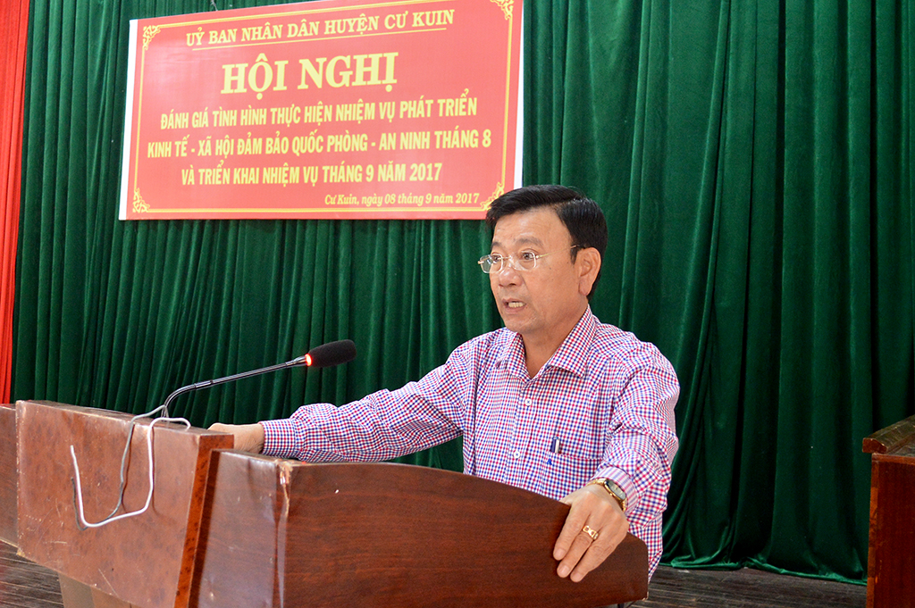 Huyện Cư Kuin: Thu ngân sách 8 tháng đạt 96,69%