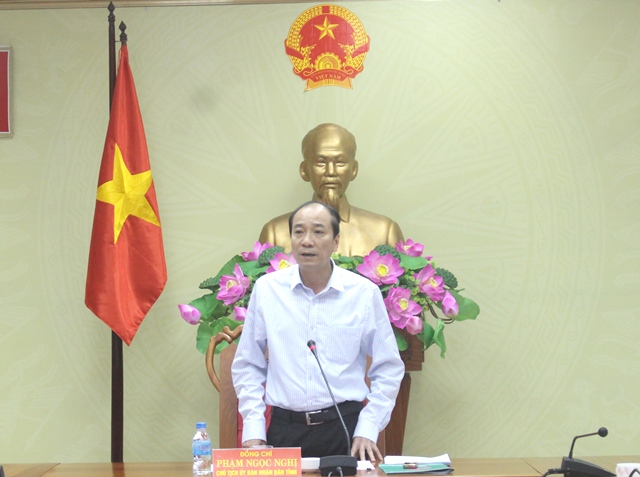 UBND tỉnh họp thông qua nội dung trình kỳ họp bất thường, HĐND tỉnh khóa IX