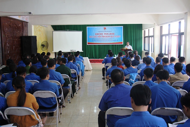 Hội nghị Báo cáo viên Tỉnh đoàn quý III/2017