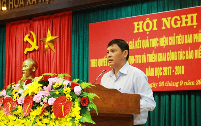 UBND tỉnh triển khai công tác BHYT học sinh, sinh viên năm học 2017-2018