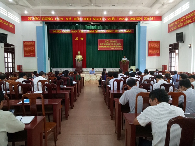 Huyện Cư M'gar - sơ kết tình hình kinh tế-xã hội và công tác xây dựng nông thôn mới 09 tháng đầu năm 2017