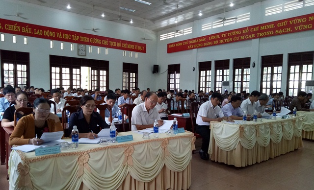 Hội nghị Ban Chấp hành Đảng bộ huyện Cư M'gar lần thứ 10 khóa VIII (mở rộng)