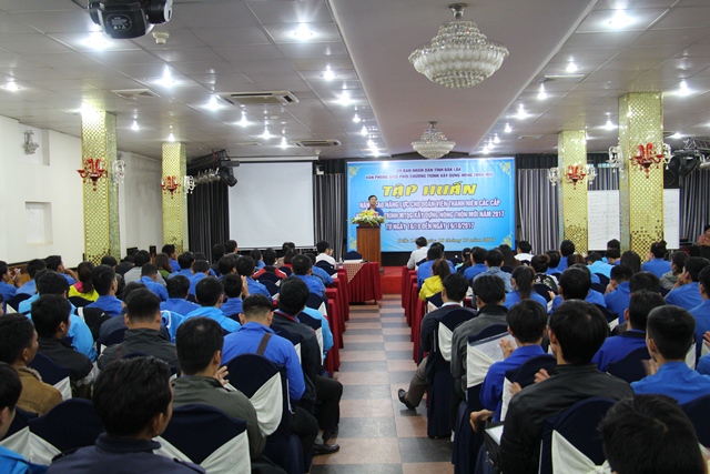 Khai mạc lớp tập huấn nâng cao năng lực cho đoàn viên thanh niên các cấp và chương trình MTQG xây dựng nông thôn mới năm 2017