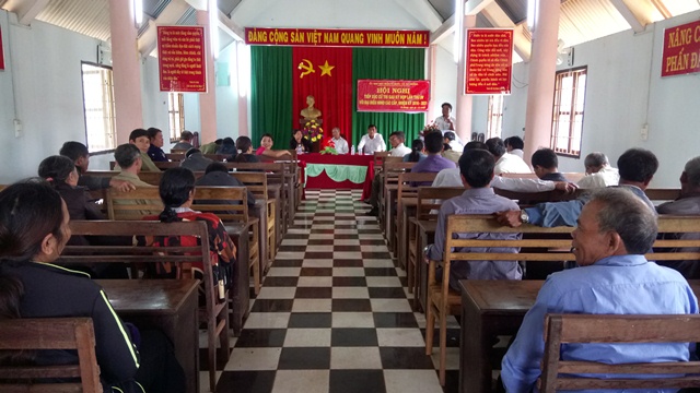 Hội nghị tiếp xúc cử tri tại địa bàn xã Ea Drơng, huyện Cư M'gar