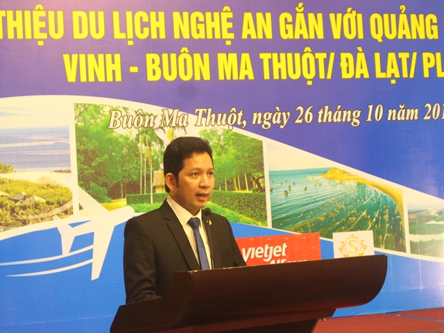 Chương trình giới thiệu du lịch Nghệ An gắn với quảng bá đường bay Vinh – Buôn Ma Thuột/Đà Lạt/Pleiku