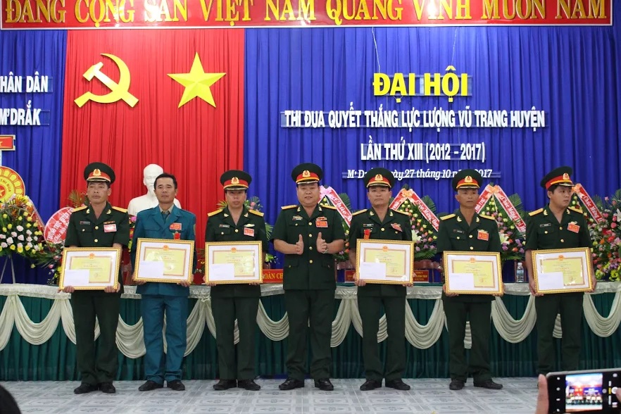 Đại hội Thi đua quyết thắng Lực lượng vũ trang huyện M’Drắk lần thứ XIII, giai đoạn 2012 - 2017