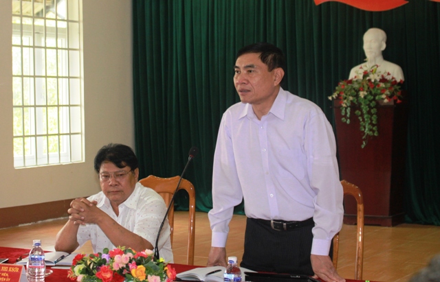 Thường trực Tỉnh ủy làm việc tại huyện Buôn Đôn