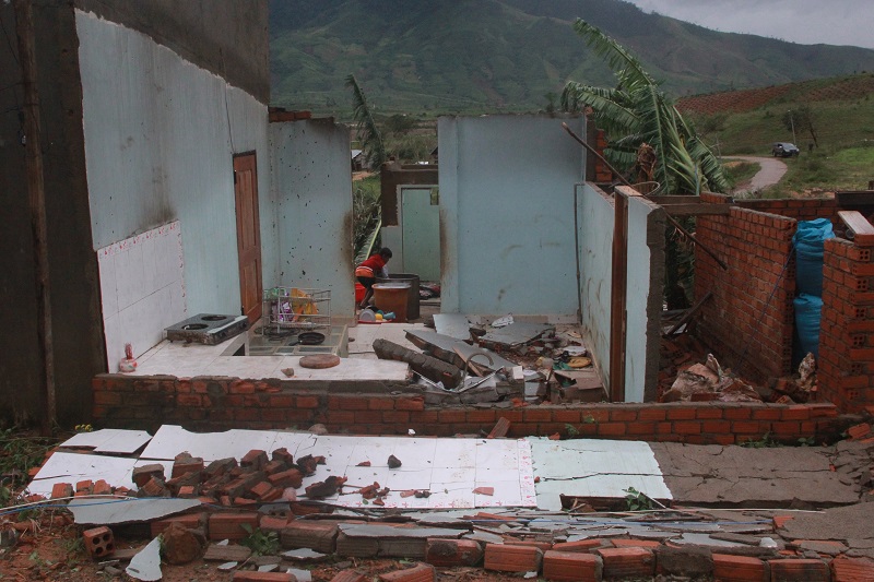 Toàn tỉnh có hơn 7.700 ha cây trồng các loại bị hư hại do ảnh hưởng của bão số 12