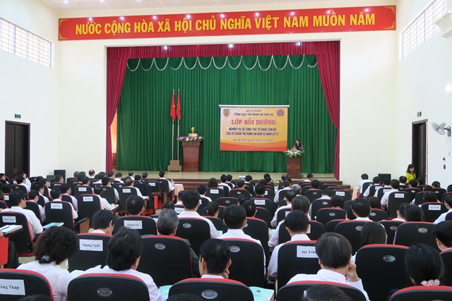 Tổng cục Thi hành án dân sự, Bộ Tư pháp tổ chức Lớp bồi dưỡng nghiệp vụ về công tác tổ chức cán bộ cơ quan Thi hành án dân sự năm 2017