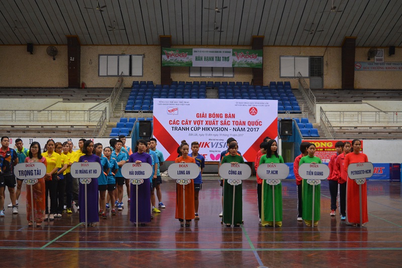Khai mạc Giải bóng bàn các cây vợt xuất sắc toàn quốc năm 2017.