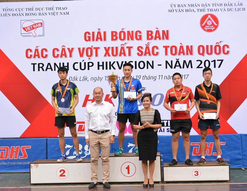 Bế mạc Giải bóng bàn các cây vợt xuất sắc toàn quốc năm 2017.