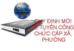 Tuyển dụng công chức cấp xã trên địa bàn tỉnh