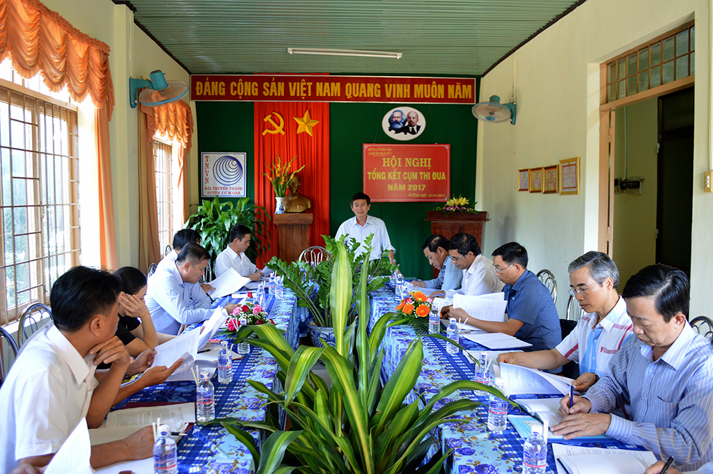 Cụm thi đua số 1 các Đài Truyền thanh – Truyền hình cấp huyện tổng kết hoạt động thi đua năm 2017
