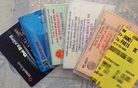 Không được dùng bằng lái xe để lên máy bay