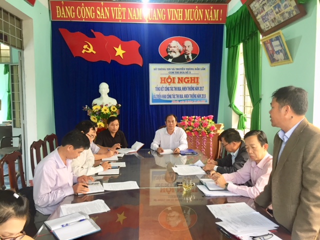 Cụm thi đua số 3 Đài TT-TH tổng kết công tác năm 2017