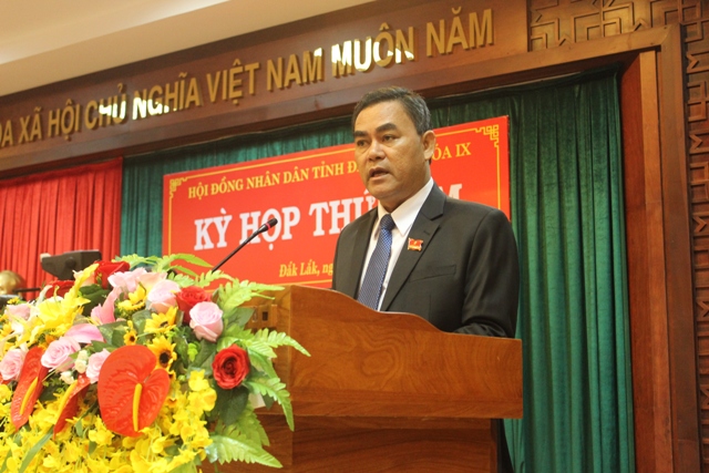 Khai mạc Kỳ họp lần thứ năm HĐND tỉnh khóa IX, nhiệm kỳ 2016-2021