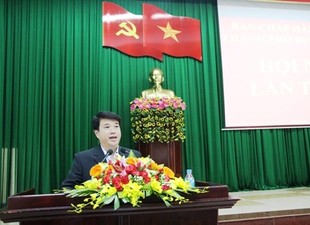 Hội nghị Ban Chấp hành Đảng bộ thành phố Buôn Ma Thuột lần thứ 15.