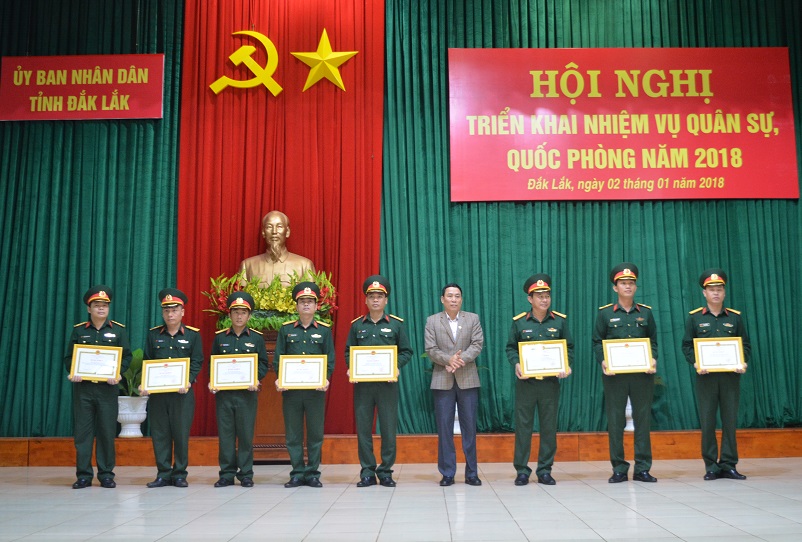Triển khai nhiệm vụ quân sự, quốc phòng năm 2018.