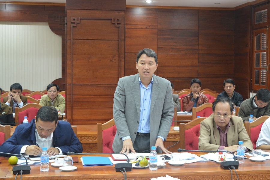 UBND tỉnh làm việc với đoàn công tác của Bộ Nông nghiệp và Phát triển nông thôn về tình hình thực hiện dự án Hồ chứa nước Krông Pách Thượng.