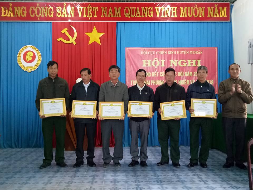 Hội Cựu chiến binh huyện M’Đrắk: Tổng kết công tác Hội năm 2017 và đề ra phương hướng, nhiệm vụ năm 2018