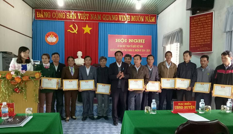 Ủy ban Mặt trận Tổ quốc Việt Nam huyện M’Đrắk tổ chức Hội nghị tổng kết công tác Mặt trận năm 2017 và triển khai phương hướng nhiệm vụ năm 2018