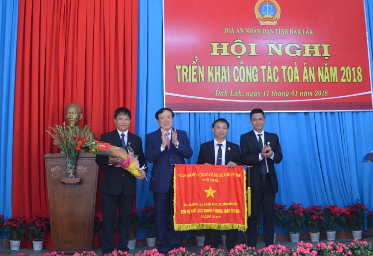 Triển khai công tác tòa án nhân dân hai cấp tỉnh Đắk Lắk năm 2018