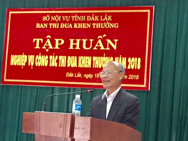 Sở Nội vụ tập huấn công tác thi đua – khen thưởng