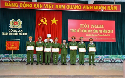 Thành phố Buôn Ma Thuột, Hội nghị tổng kết công tác Công an năm 2017 và triển khai nhiệm vụ công tác năm 2018