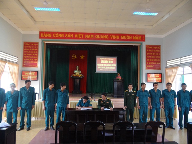 Phát động thi đua đột kích “Đoàn kết, kỷ cương, sẵn sàng chiến đấu, đón tết an toàn, lập công dâng Đảng”