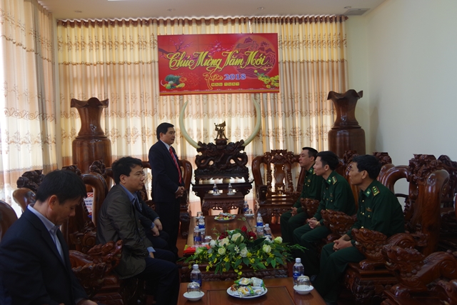 Đoàn đại biểu Quốc hội tỉnh Đắk Lắk thăm và chúc Tết Bộ Chỉ huy BĐBP tỉnh Đắk Lắk
