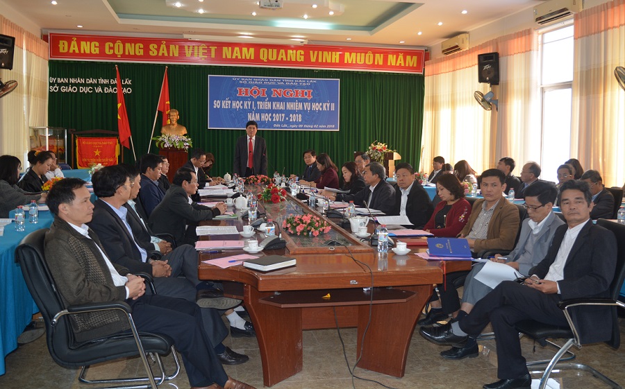 Ngành Giáo dục và Đào tạo triển khai nhiệm vụ học kỳ II, năm học 2017 – 2018.