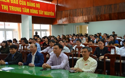 Lãnh đạo thành phố Buôn Ma Thuột gặp mặt đầu năm 2018