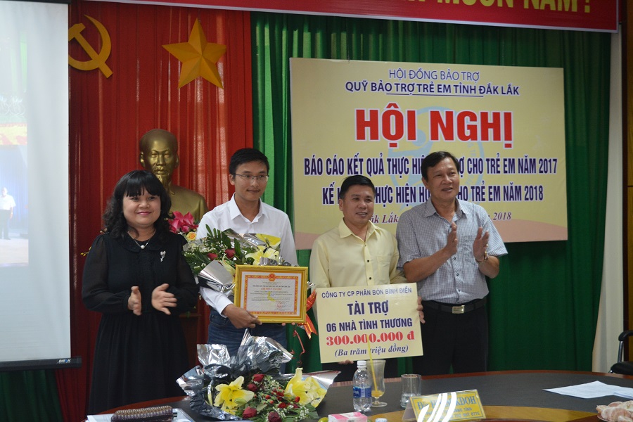 Qũy Bảo trợ trẻ em tỉnh triển khai nhiệm vụ năm 2018.