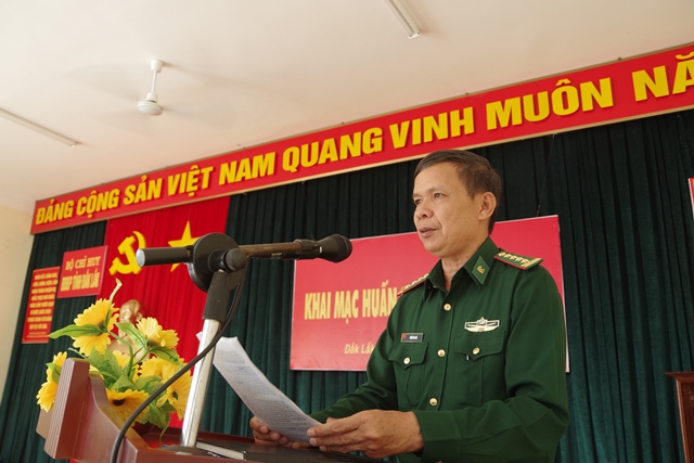 BĐBP tỉnh Đắk Lắk: Khai mạc huấn luyện chiến sĩ mới năm 2018