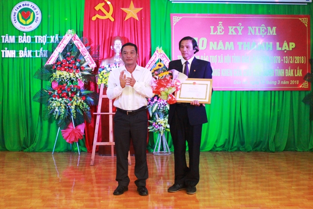 Trung tâm Bảo trợ xã hội tỉnh kỷ niệm 40 năm thành lập