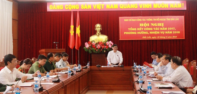 Triển khai công tác thông tin đối ngoại năm 2018