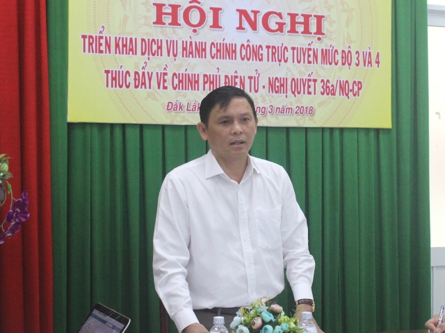 Hội nghị triển khai dịch vụ hành chính công trực tuyến mức độ 3 và 4