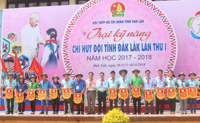 Khai mạc Trại Kỹ năng Chỉ huy Đội tỉnh Đắk Lắk lần thứ I, năm học 2017 – 2018