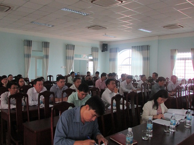 Sở Tư pháp tổ chức giao ban công tác tư pháp quý I/2018