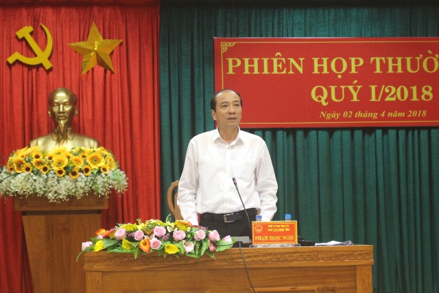 UBND tỉnh triển khai nhiệm vụ quý II/2018