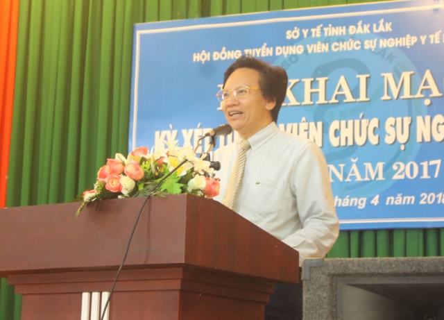 Khai mạc Kỳ xét tuyển viên chức sự nghiệp y tế đợt 2 năm 2017