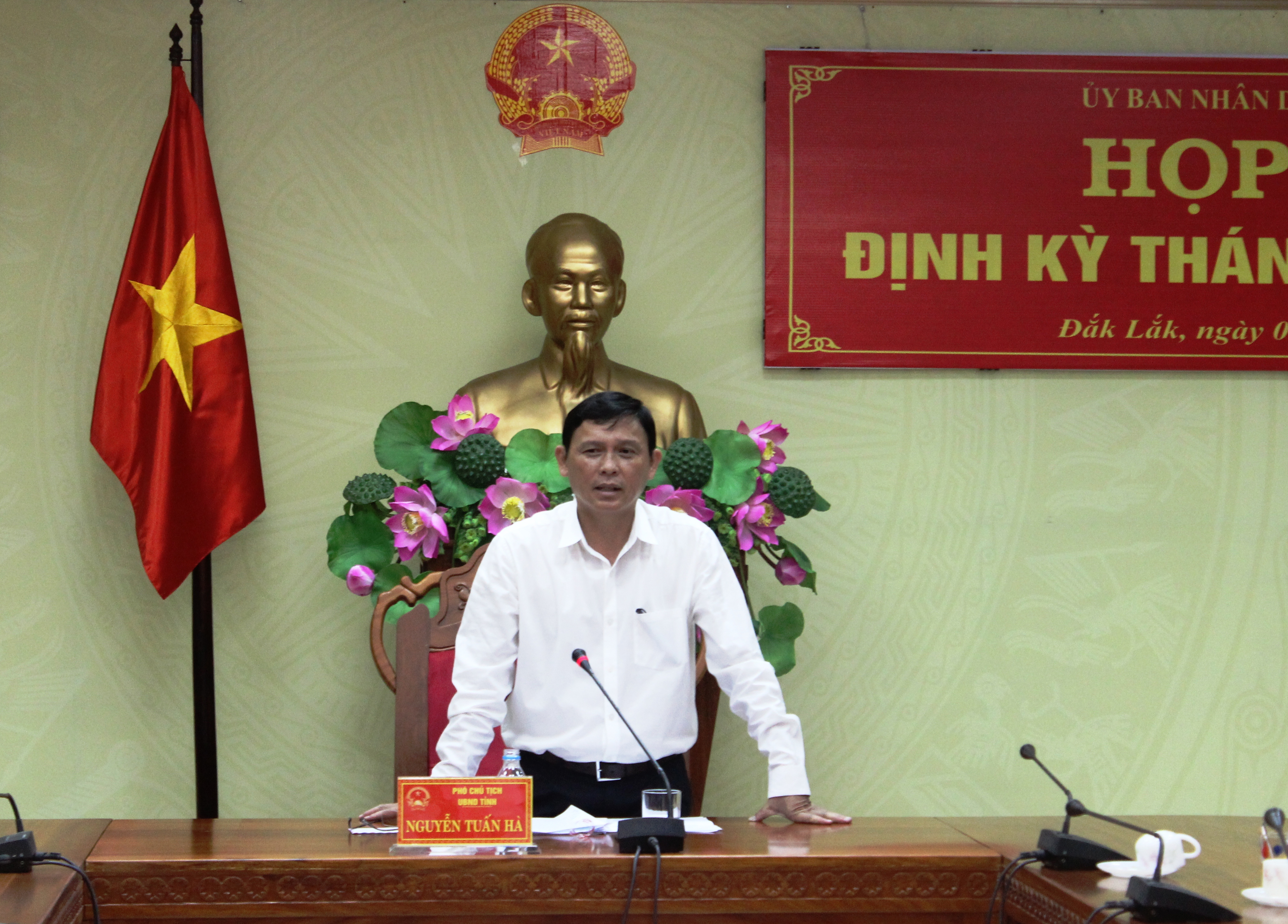 UBND tỉnh Họp báo định kỳ tháng 3/2018