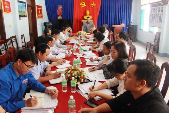 UBMTTQ Việt Nam tỉnh họp rà soát kế hoạch giám sát năm 2018