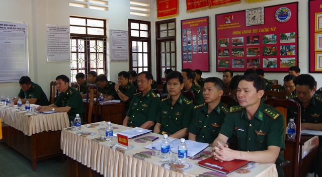 Bộ đội Biên phòng tỉnh tổ chức giao ban và tập huấn công tác Đảng, công tác chính trị, quý I/2018