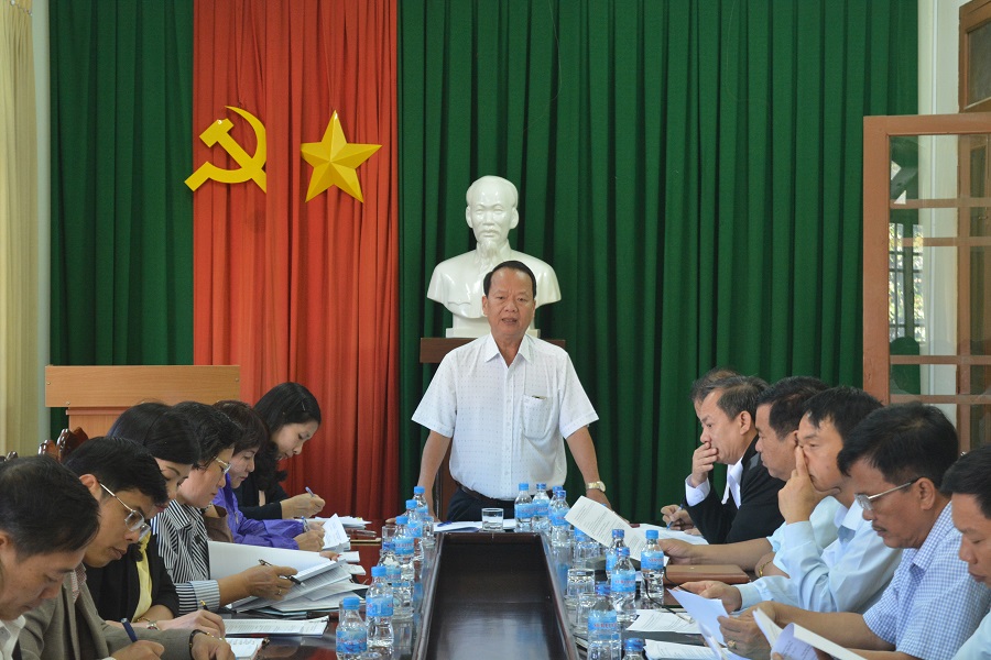 Ban Pháp chế HĐND tỉnh giám sát tình hình xây dựng thực hiện Đề án vị trí việc làm tại Sở Công Thương.