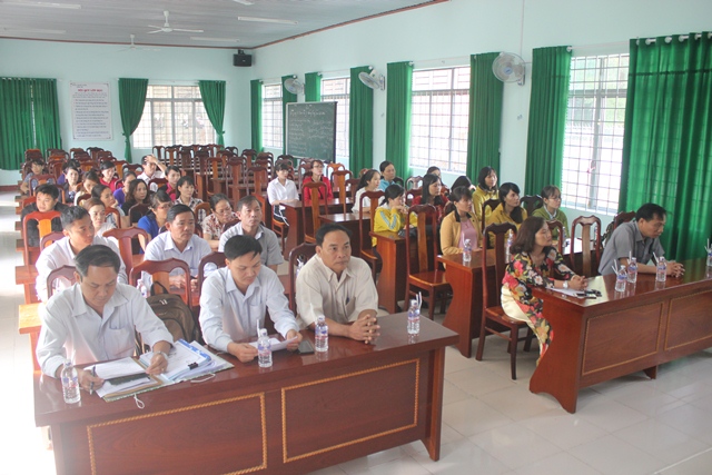 Khai mạc Hội thi giáo viên chủ nhiệm giỏi bậc THCS năm học 2017 – 2018