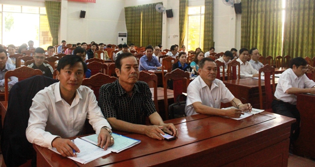 Hội nghị báo cáo viên, tuyên truyền viên Đảng ủy khối định kỳ