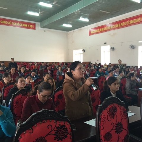 Đối thoại “Hãy nghe hội viên, phụ nữ nói” tại Krông Pắc