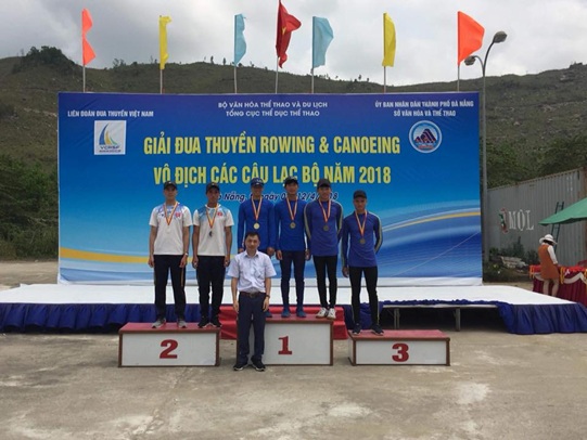 Đắk Lắk đoạt 2 huy chương bạc tại giải Đua thuyền Rowing và Canoeing Quốc gia năm 2018