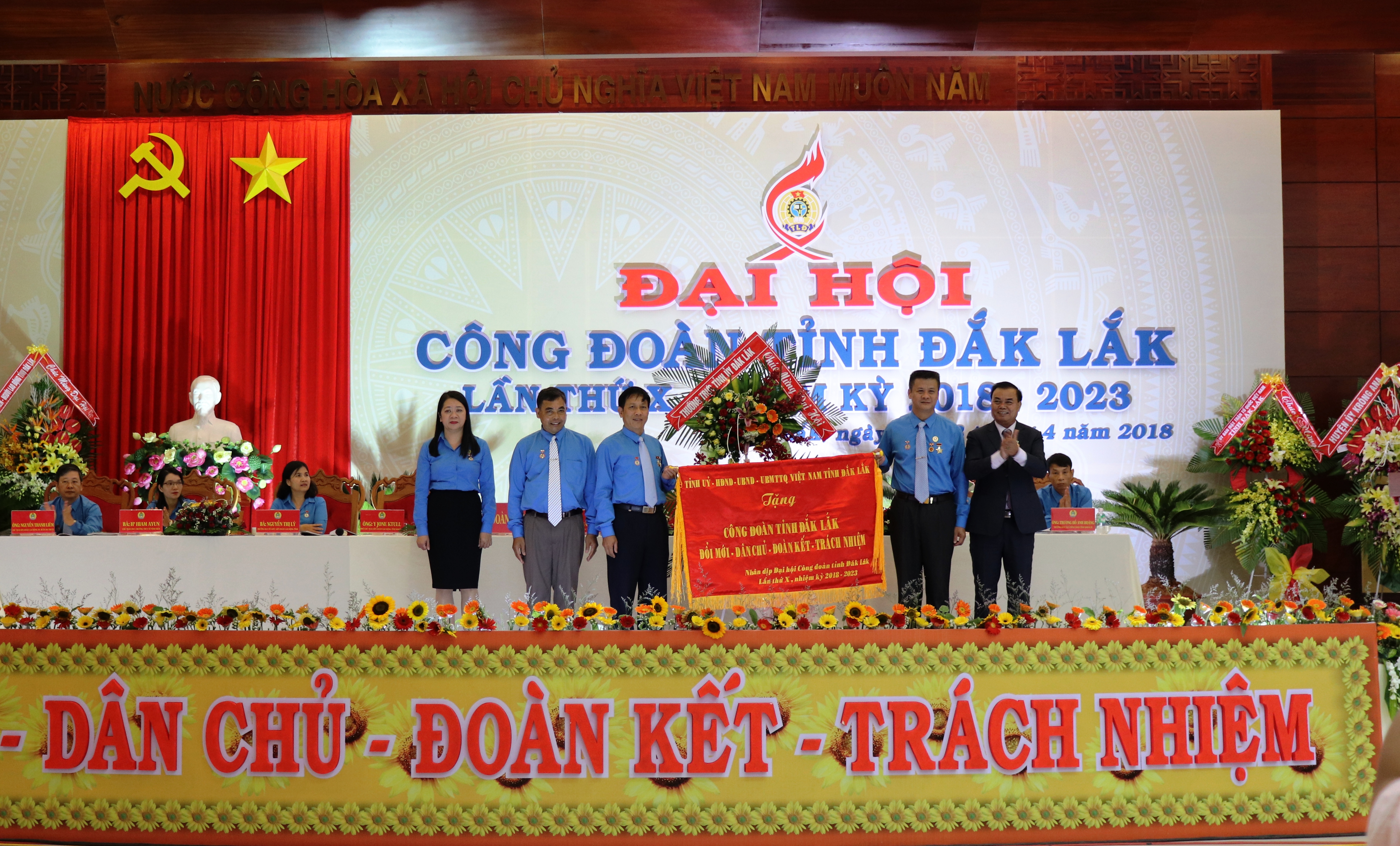 Đại hội Công đoàn tỉnh lần X, nhiệm kỳ 2018-2023.
